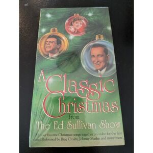 A Classic Christmas from The Ed Sullivan Show VHS New Sealed Bing Crosby Holiday